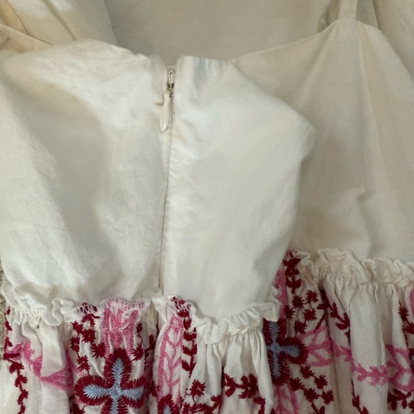 Anthropologie Embroidered Babydoll Mini Dress –Size Medium – Excellent Condition - Picture 7 of 9